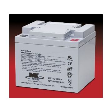 12V 50AH SEALED BATTERY, AGM TYPE