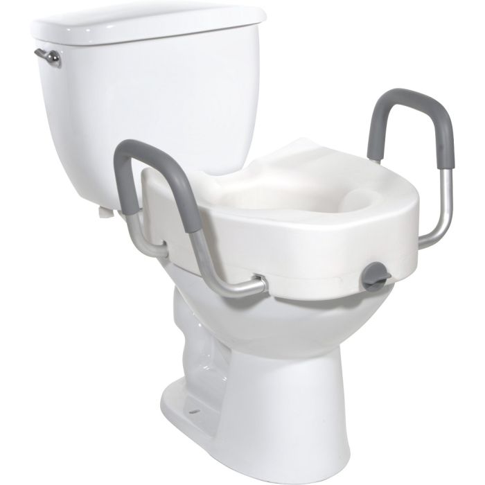 Premium Plastic, Raised, Elongated Toilet Seat with Lock Premium Plastic, Raised, Elongated Toilet Seat with Lock